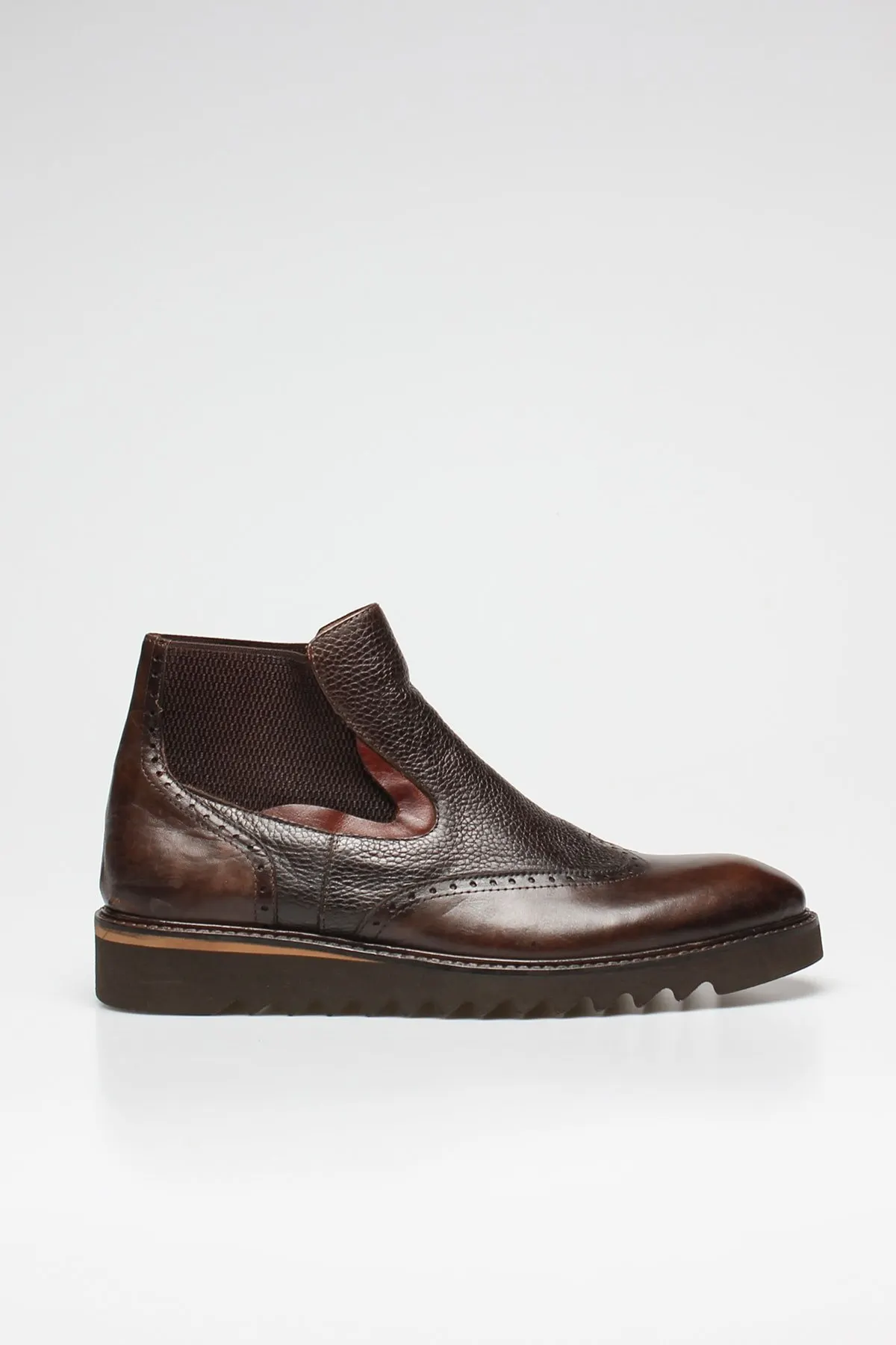 

Fashion Style Brown Genuine Leather Boot Boots & Bootie