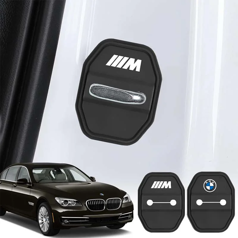 2/4 шт. силиконовая защитная крышка с пряжкой для дверного замка автомобиля BMW M E81