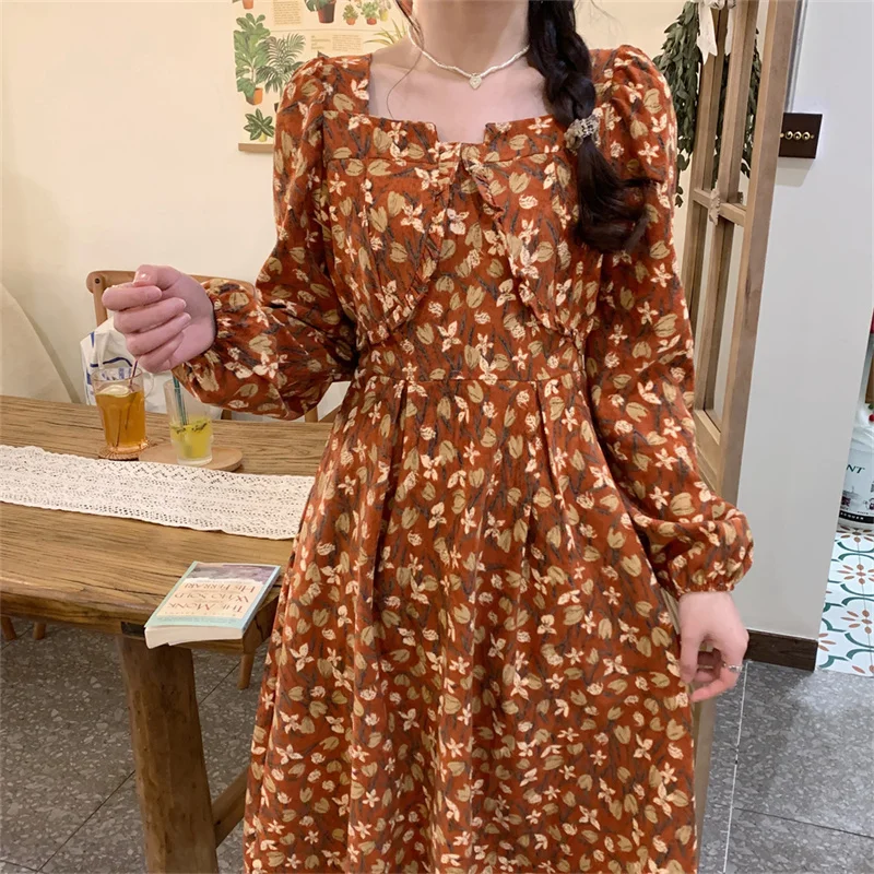 Элегантное милое платье большого размера с поясом Женская одежда весна-осень 2022