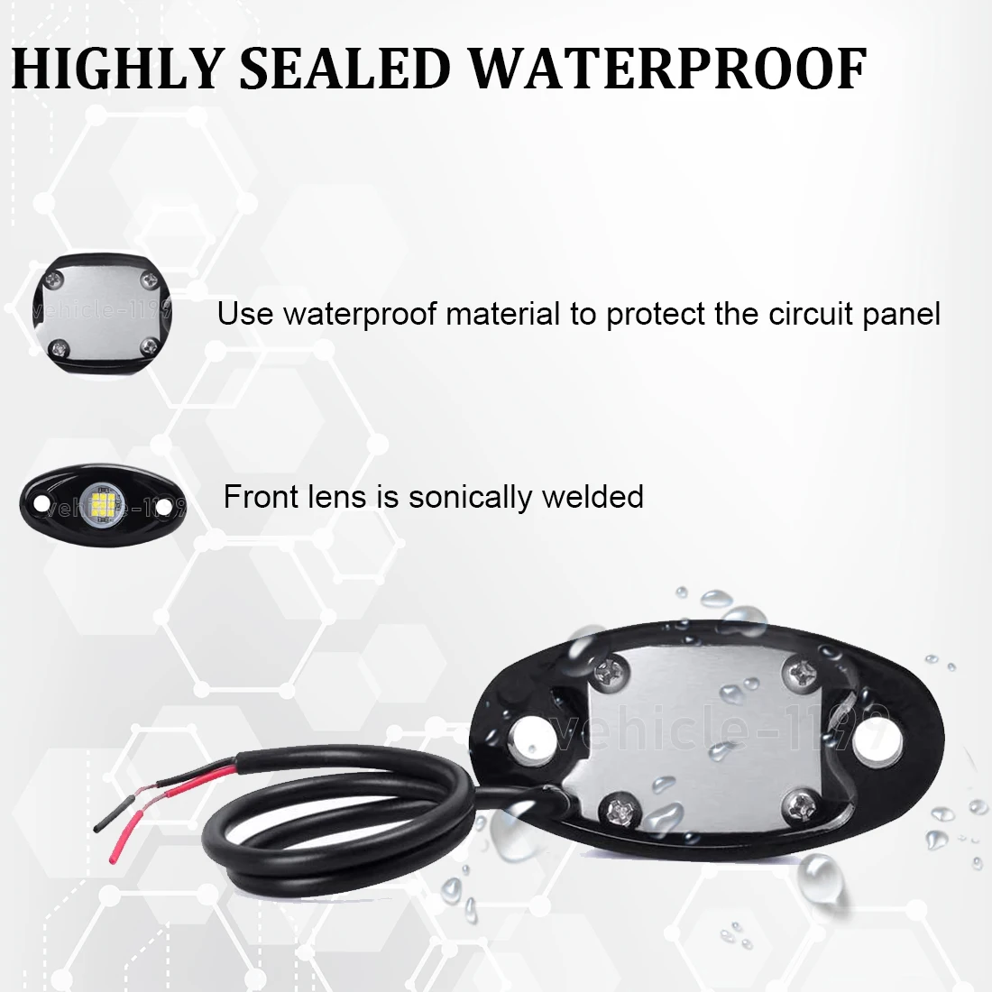 4 осветительных прибора белая лампа для внедорожника грузовика квадроцикла