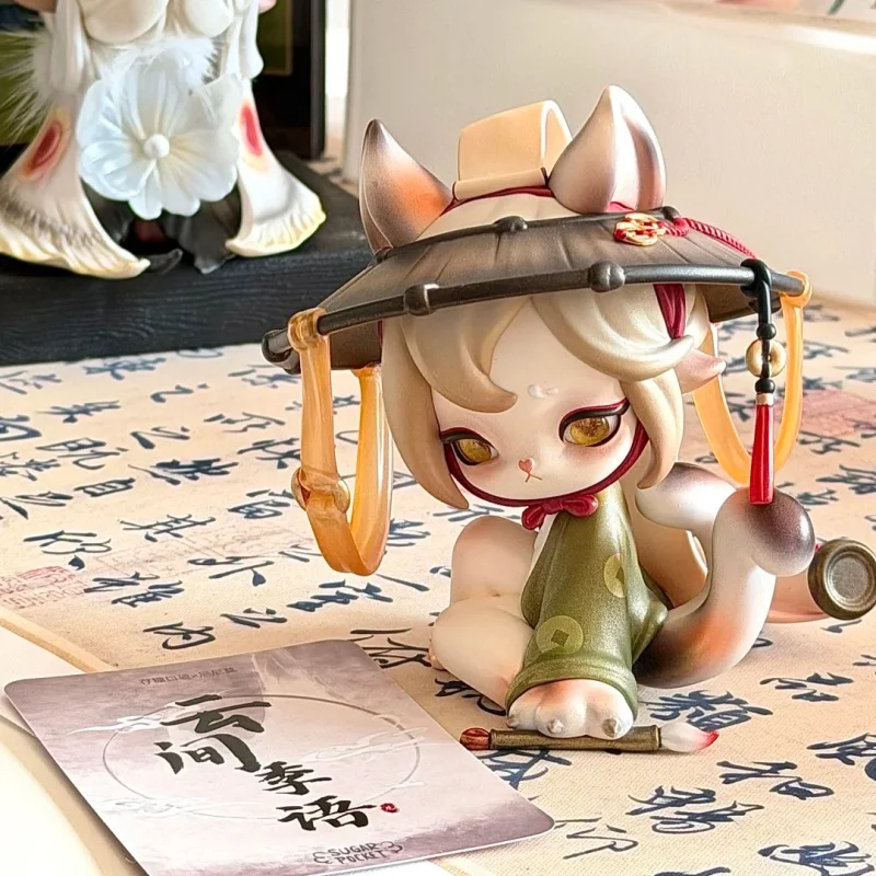 Фото Оригинальная серия TOPTOY Ninimo Cloud Season Whisper: коллекционные фигурки в стиле китайской моды для взрослых коллекционеров, украшения для рабочего стола. №4