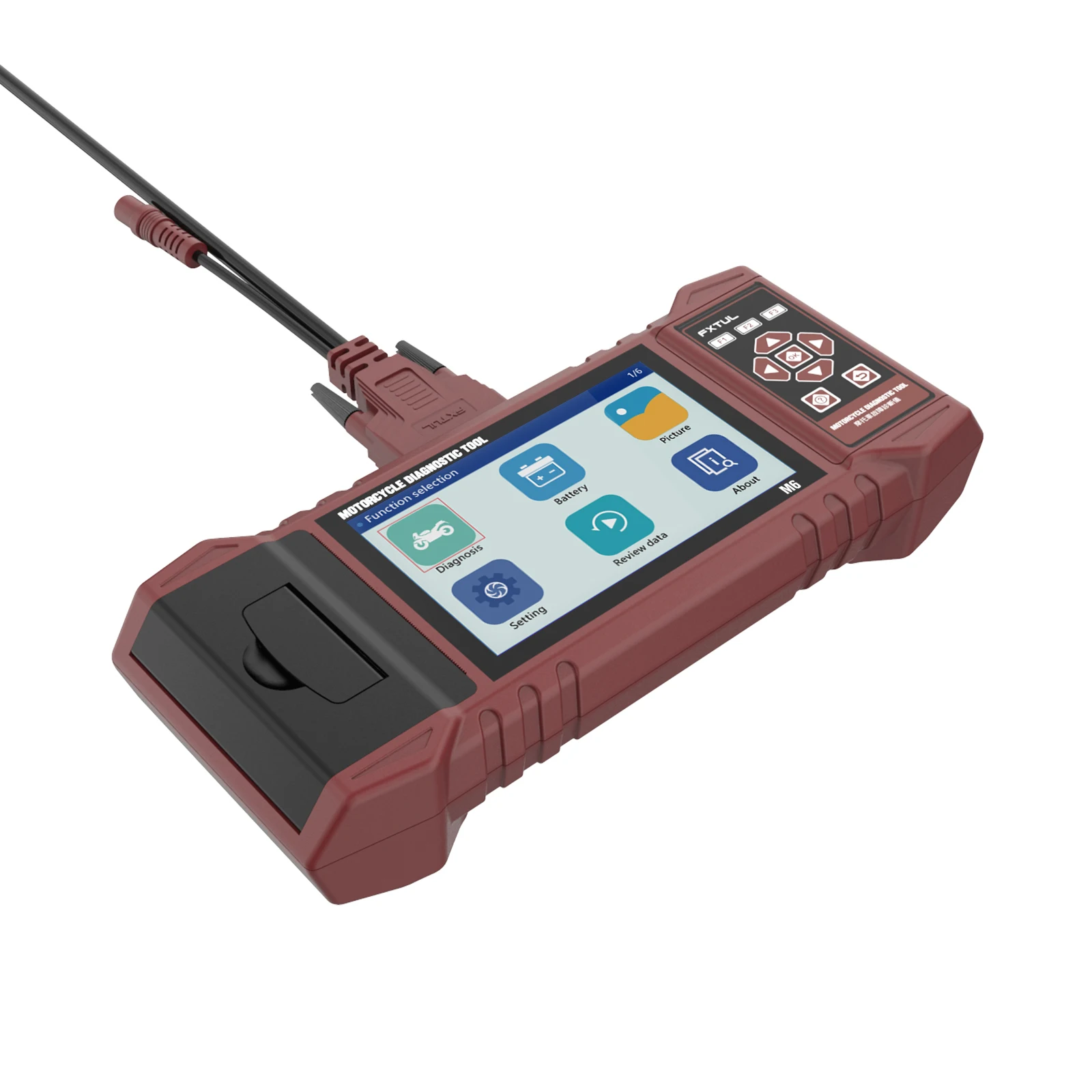 FXTUL M6 12 В универсальный мотоцикл 2 сканер диагностический инструмент
