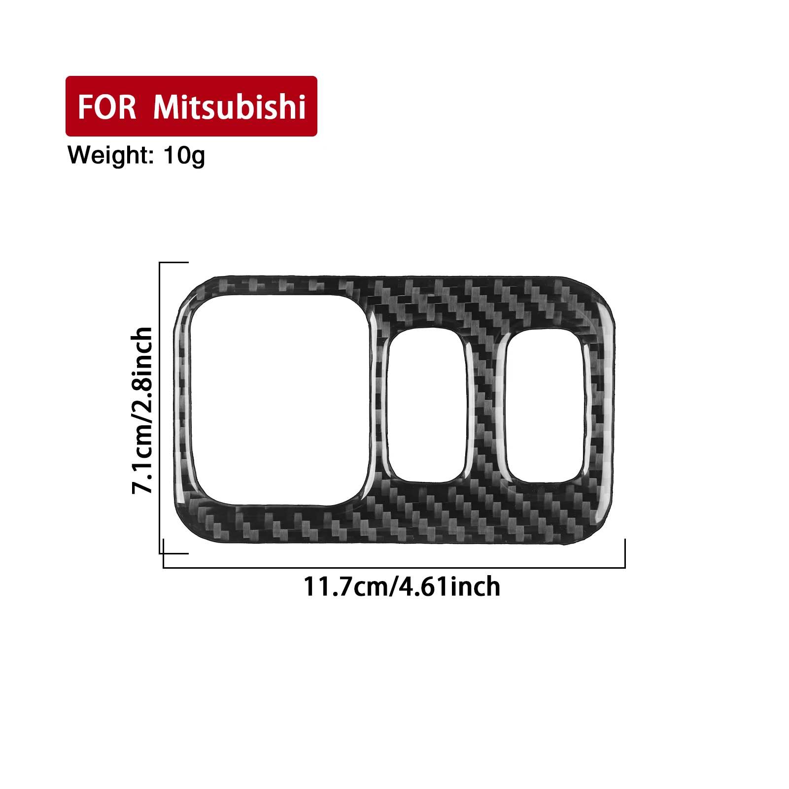 Автомобильные аксессуары из углеродного волокна панель переключателя фар