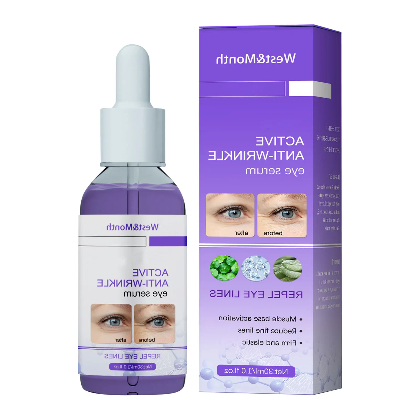 

30ml Eye Essence Moisturizing Eye Repair Essence With Natural Ingredients With Aloe Vera Hyaluronic Acid Centella Visibly