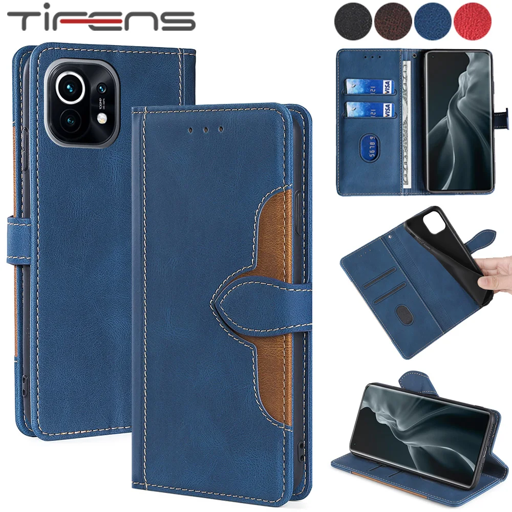 

Leather Phone Bags Case For Xiaomi 12 11 10T 9 Redmi 10 9 9A 9C 8 Note 11 10 9S 9 Pro Max Flip Wallet Card Slot Shockproof Cover