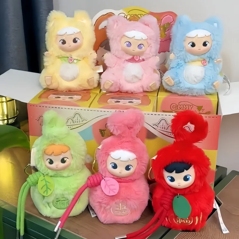 Фото Коллекционная фигурка Cimmy Blind Box Fox Hu Shengwei: Новогодняя лимитированная серия, виниловая игрушка-сюрприз, модный тренд, украшение для рабочего стола, подарок на день рождения для девочки №1