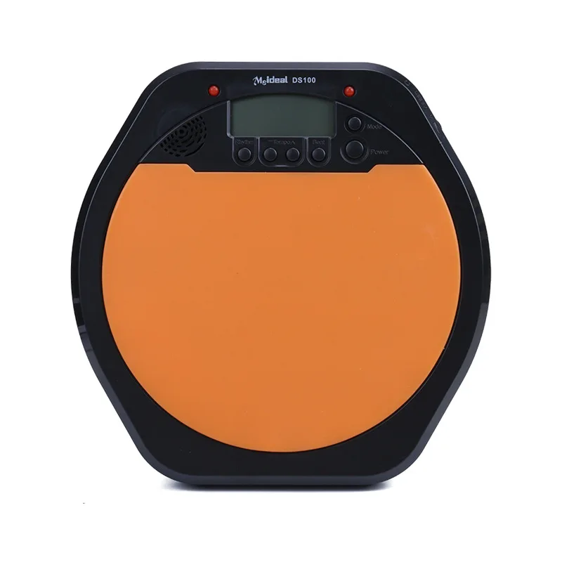

8 Inch Electronic Mute Drum Pad, Practice Drum Board Metronome Drum Set Jazz Drums Rhythm Trainer