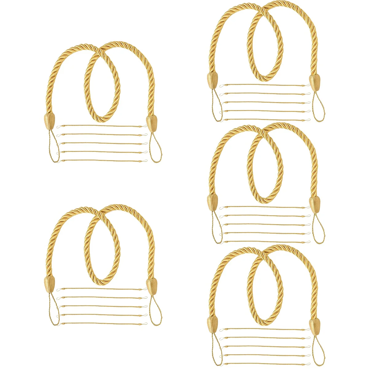 

30 Pcs Outdoor Decor Adjustable Curtain Tieback Holdback Buckle Finished Product