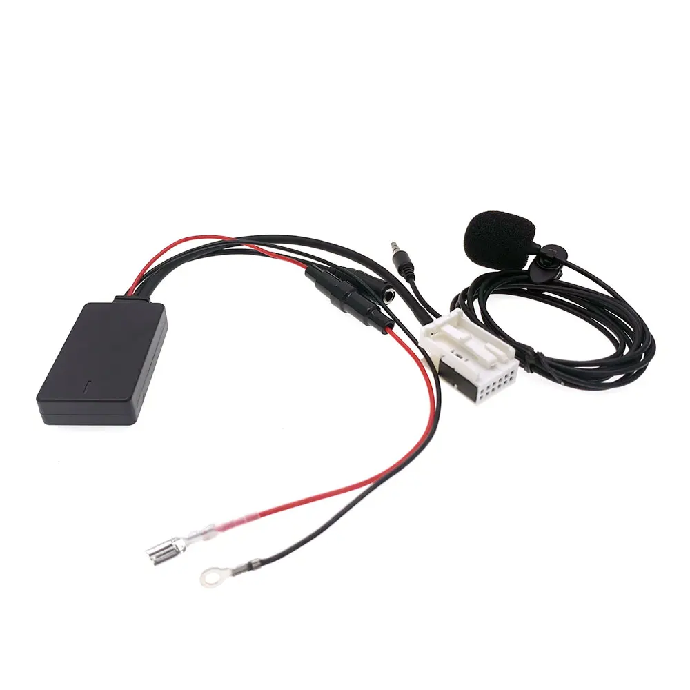 Автомобильный Bluetooth 5 0 комплект Aux In беспроводной аудио кабель Mic ГАРНИТУРА