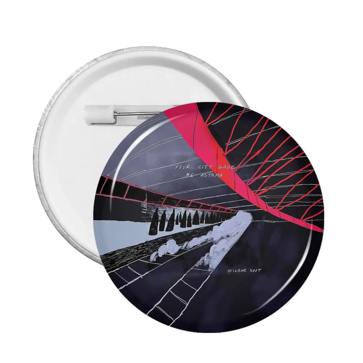 

Ycgma Extended Cover Artwork Pin Badge Decoration Customizable Pins Brooch Lovers Badges Brooches For Clothes