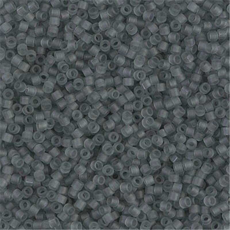 

Бусины «Миюки делька» японские прозрачные матовые, 10 г, 2000 шт., стеклянные бусины 1,6 мм 11/0 для рукоделия, изготовления ювелирных изделий