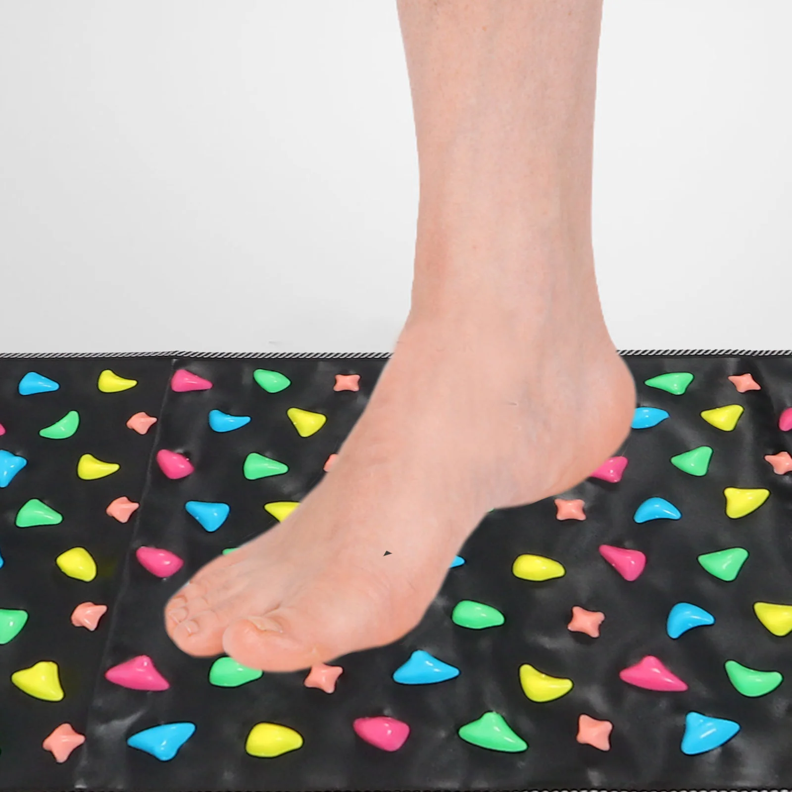 Массажный коврик для ног нескользящий массажный с искусственным булыжником дома