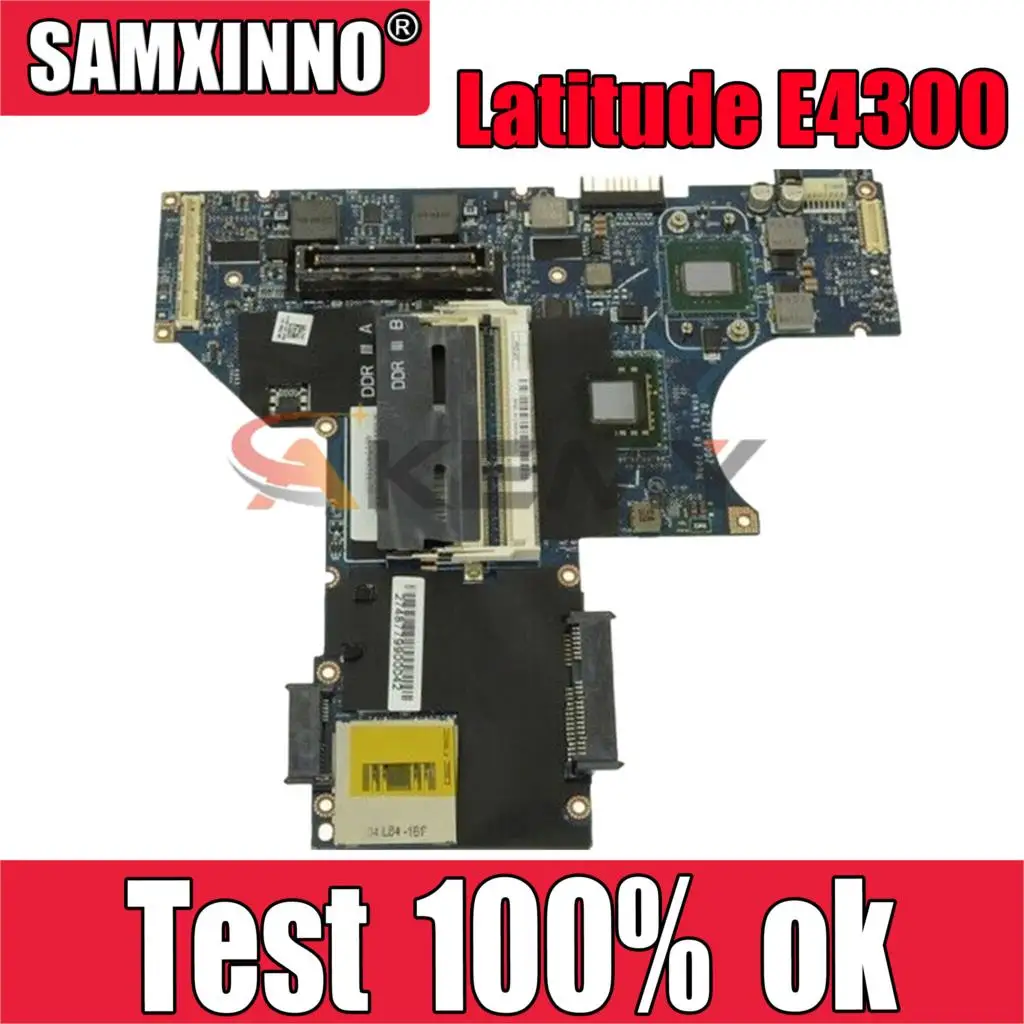 

Оригинальная материнская плата для ноутбука 0J795R для DELL Latitude E4300 CN-0J795R SP9600 SLB92 DDR3 Материнская плата