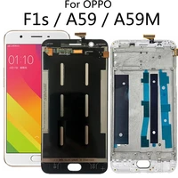 5 5 for oppo f1s a59 a59s a1601 lcd display touch screen with frame digitizer glass lens assembly replacement
