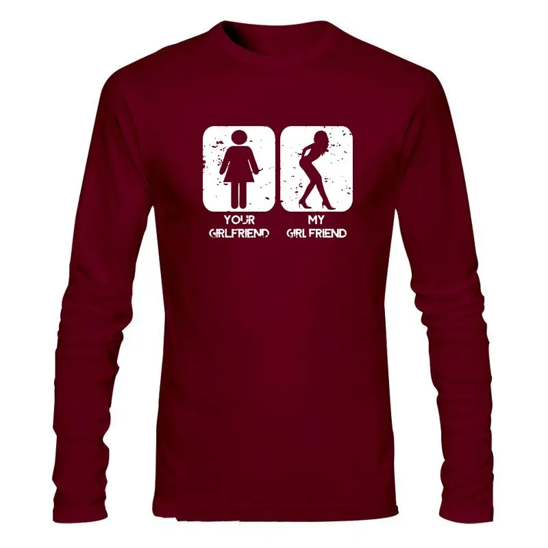 

Футболка мужская с круглым вырезом, модная тенниска в стиле стимпанк, крутая майка с коротким рукавом, с надписью «ваша подруга», по низкой ц...