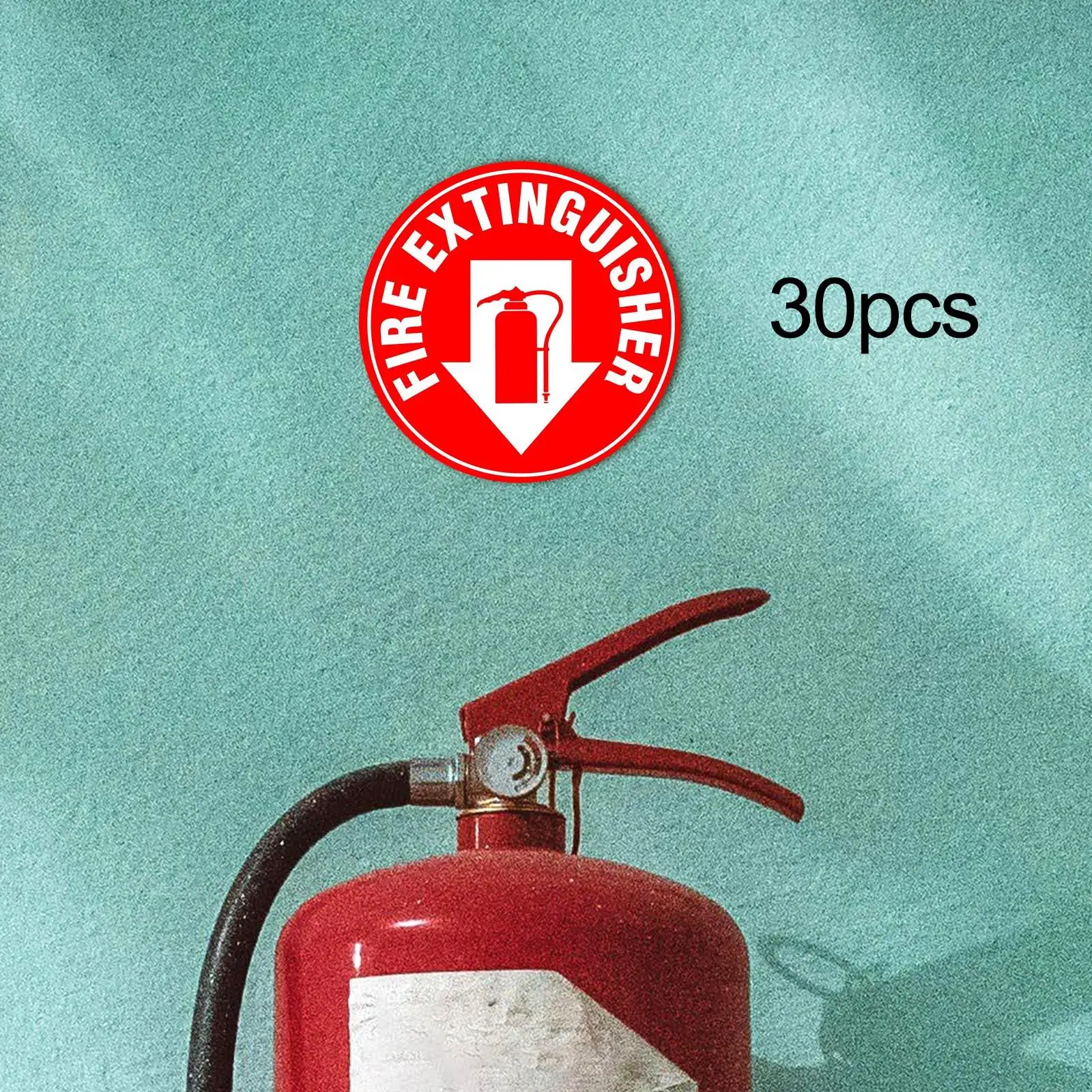 30 шт. самоклеящиеся огнетушители