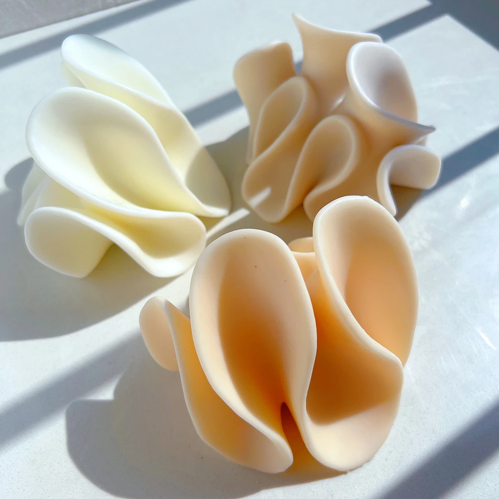 

Coralline Shape Candle Mold Irregular Coral Flower Silicone Molds Geometric Abstract Candles Decorative Soy Wax Mould