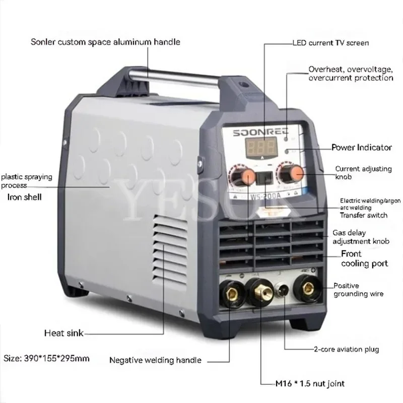 Аппарат для аргонодуговой сварки WS-250 небольшой сварочный аппарат из нержавеющей
