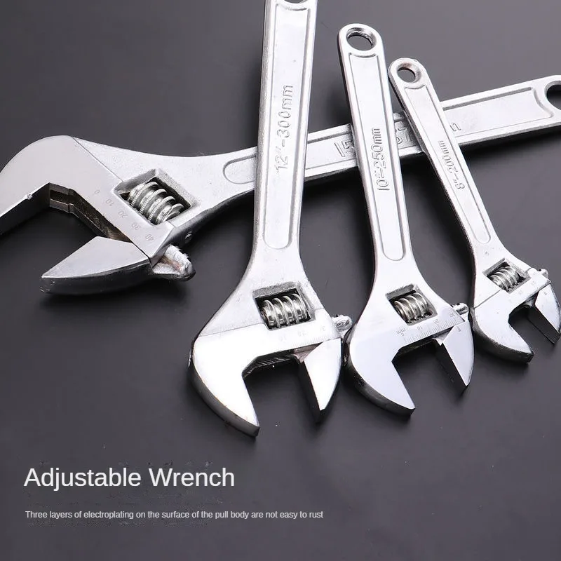 

6Inch 8Inch 10Inch 12Inch 15Inch Adjustable wrench Universal Repair Tool Spanner
