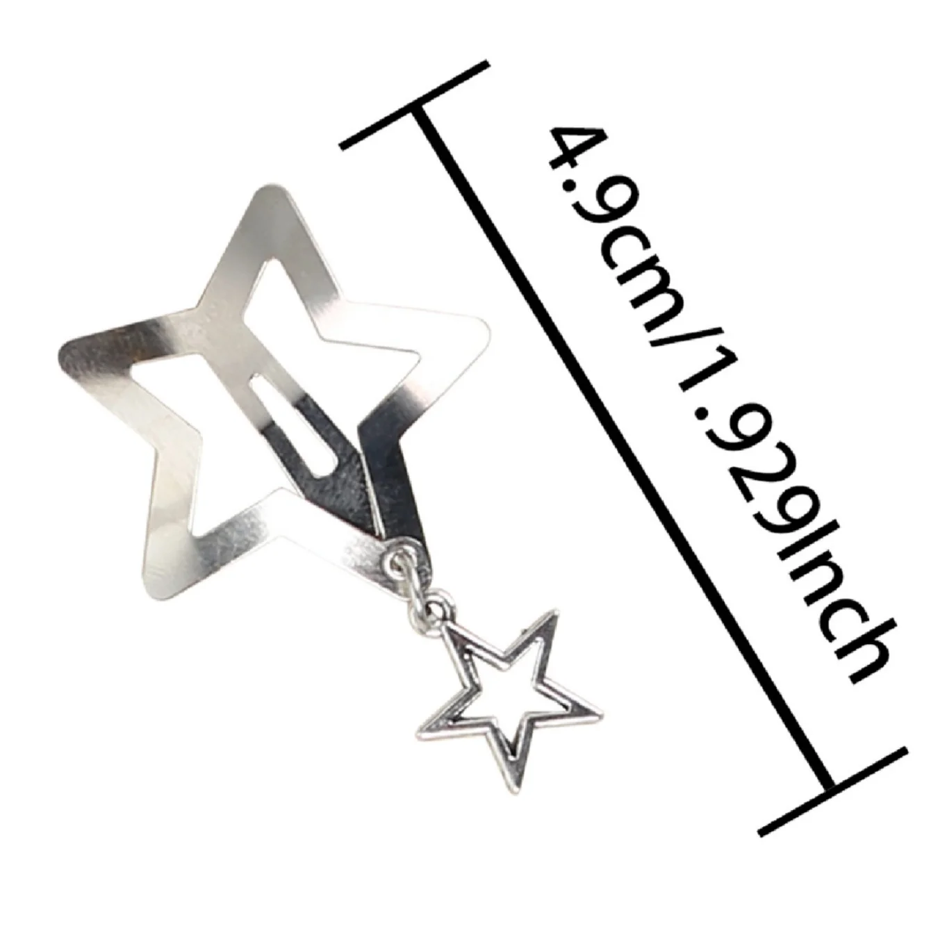 Заколка для волос со звездами 10 шт.