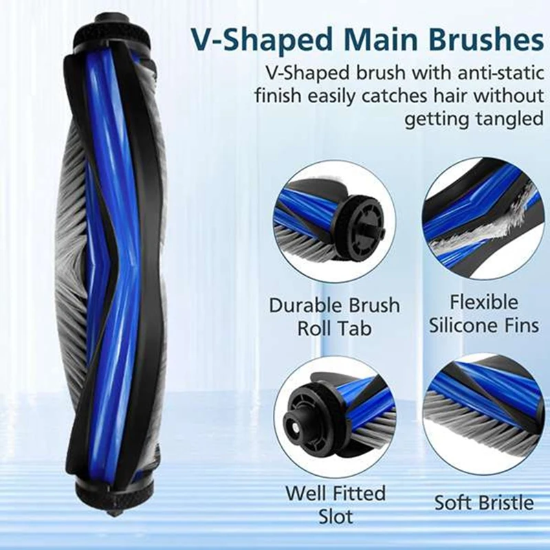 Для Ecovacs Deebot T50 PRO Запчасти для робота-пылесоса Замена основной щетки Hepa-фильтры