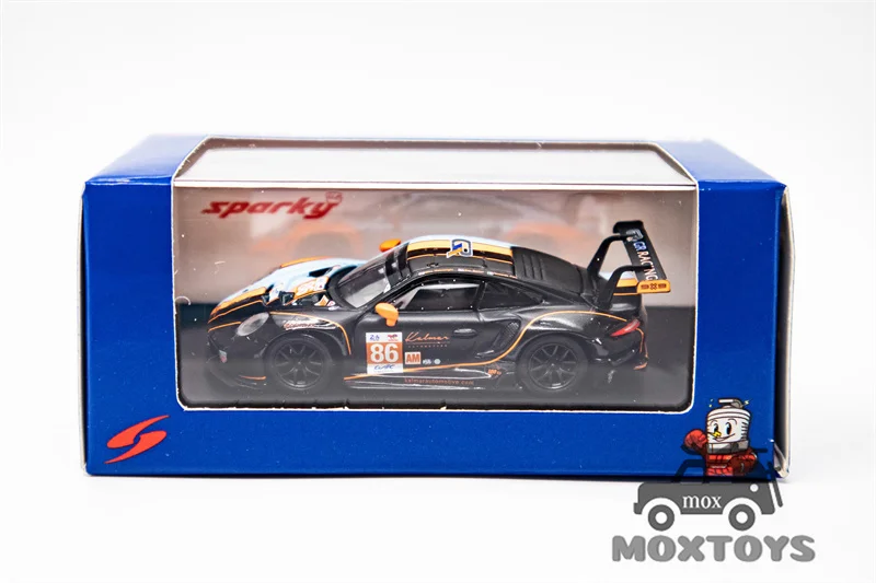 Spark 1:64 911 RSR-19 No.86 GR RACING 3rd LM GTE AM class Le Mans 24H 2023 литая модель автомобиля