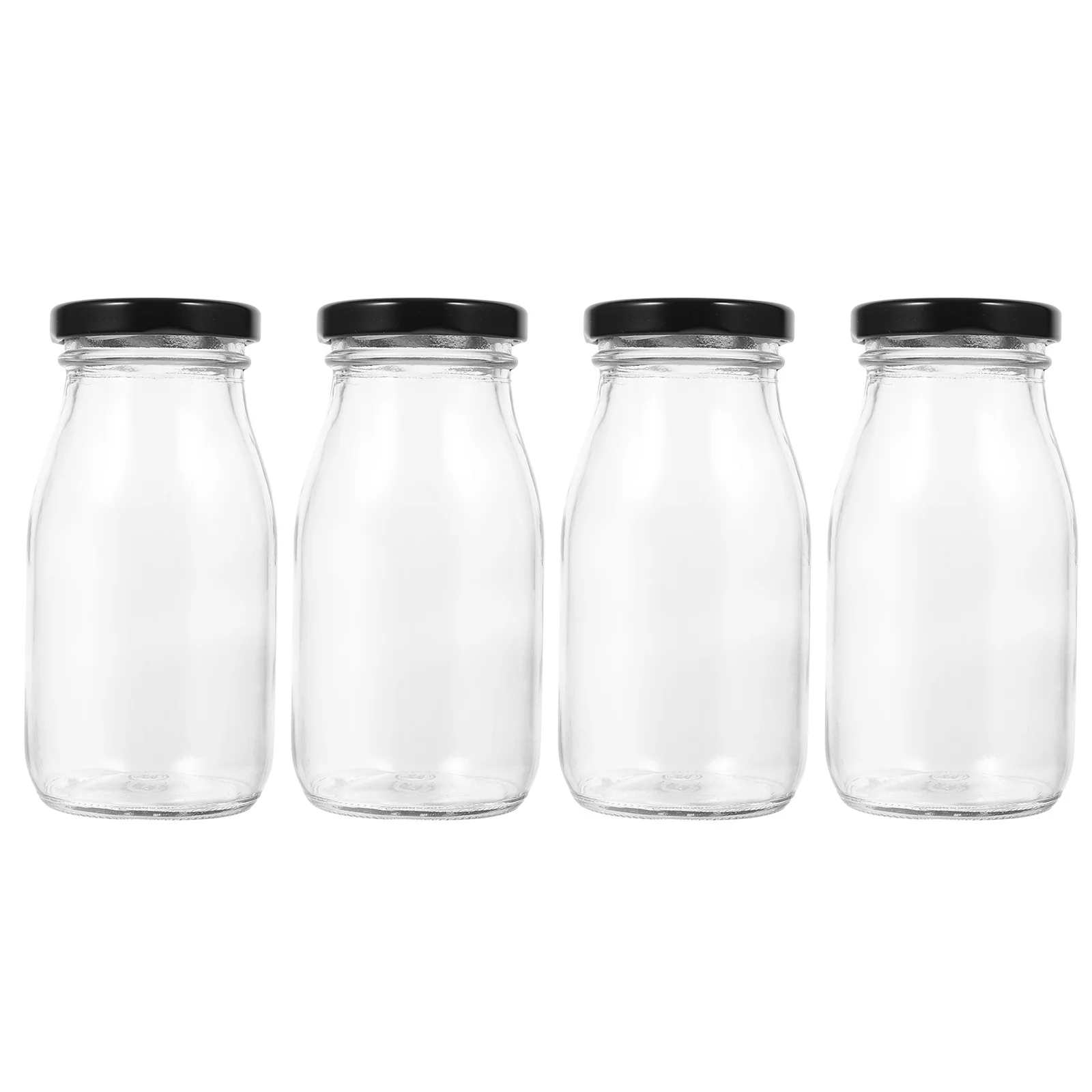 

Bottles Bottle Clear Water Smoothie Jars Drink Empty Reusable Soda Mini Juicing Jar Containers Jug Container Shot Lids Storage