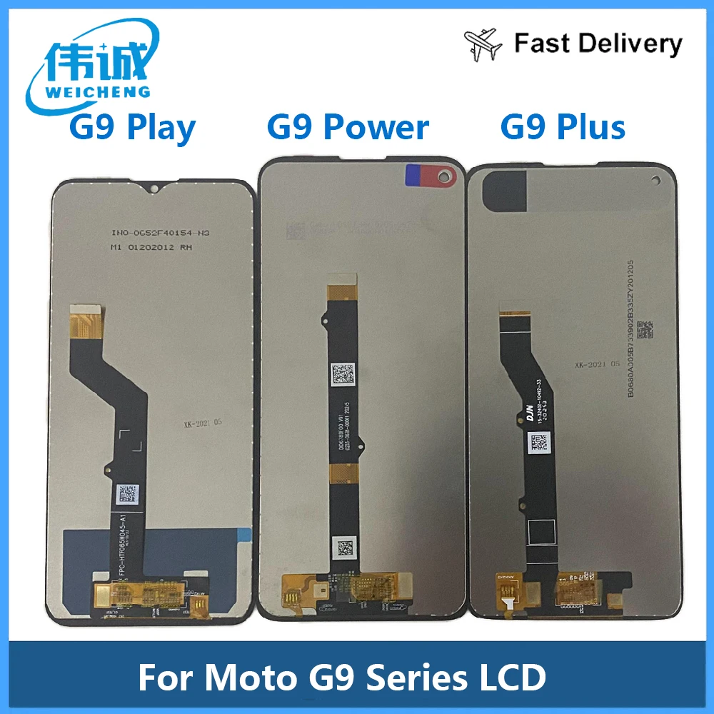 Оригинальный ЖК-дисплей для Motorola Moto G9 Plus ЖК-экран сенсорный дигитайзер в сборе Play