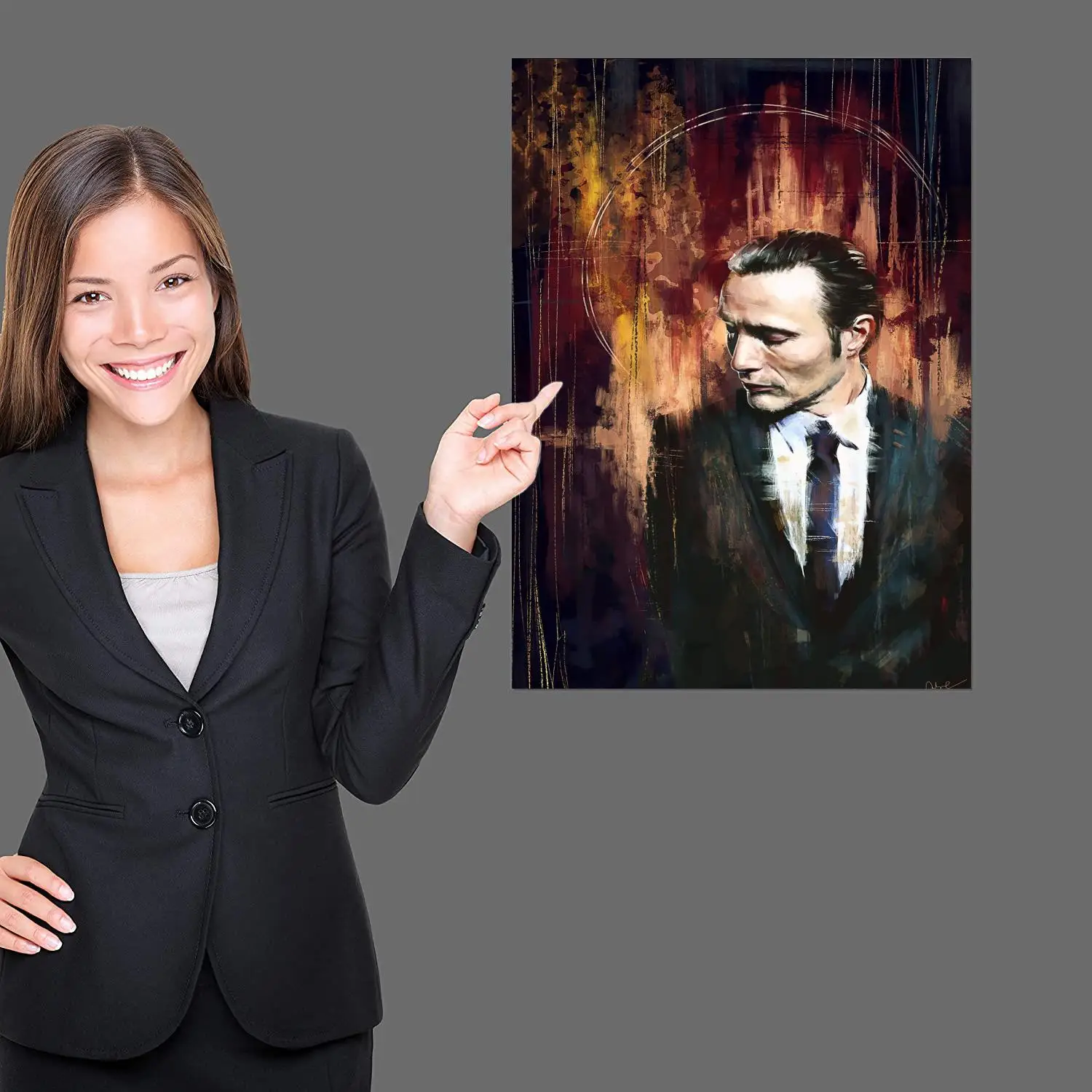 Hannibal lecter плакат декоративной живописи холст настенное Искусство гостиная