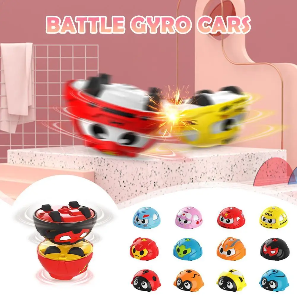 

Battle Gyro Cars Spinning Top Car Mini Gyro Car Gyro Cartoon Toy Car Gyroscope Funny Gift For Children Kids