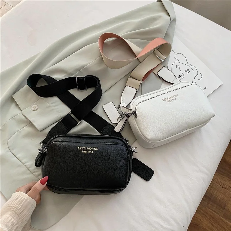 

Quality Bags For Women Trend Fashion Small Bag Party Wide Straps Shoulder Bag Female Casual Lady Crossbody Bag Messenger Bag