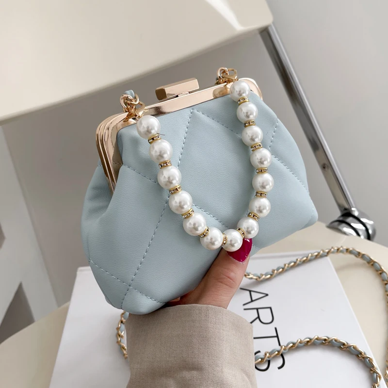 

Bags for women Party Wedding Crossbody Bag Totes Stylish Pearl Clip Bag Evening Handbags Shoulder Bags Summer Beach Bag