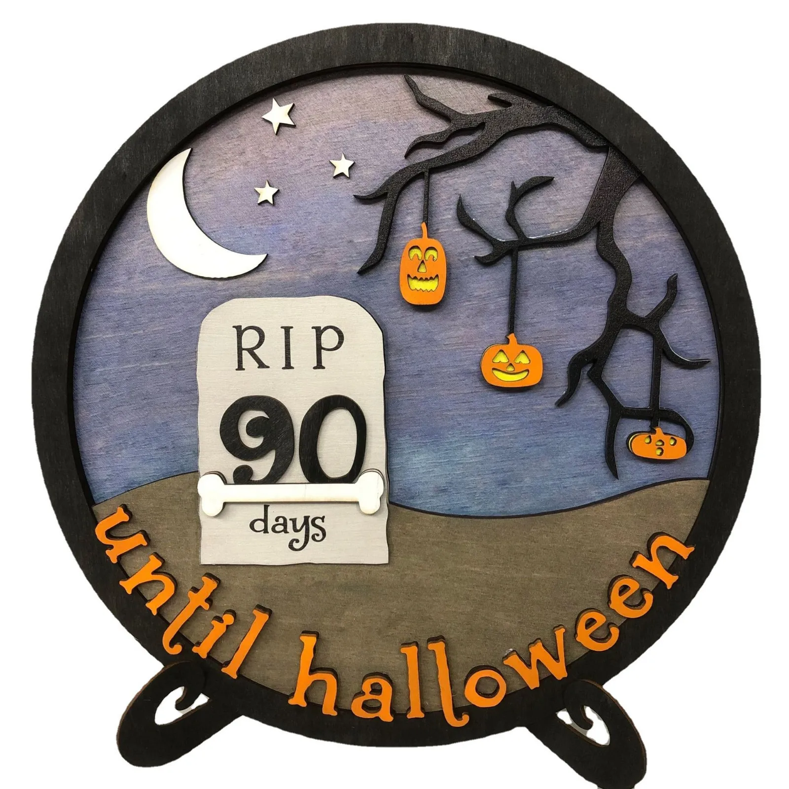 

2023 Countdown Halloween Calendar Halloween Coffin Calendar Mobile Block Calendar Arrival Calendar Halloween Decoration Things