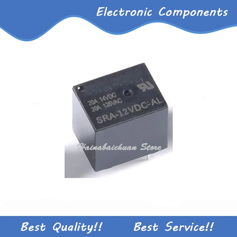 

10 Pcs/Lot SRA-12VDC-AL DIP4 New and Original In Stock