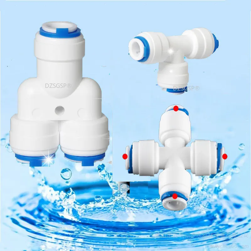 RO водонепроницаемый быстроразъемный фитинг тройник с 3 способами наружный