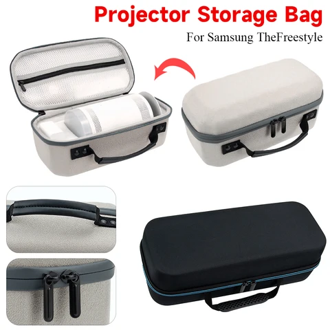 Портативный чехол для переноски, водоотталкивающая сумка для хранения проектора, многофункциональная сумка для аксессуаров для проекторов для Samsung TheFreestyle