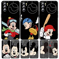 good looking mickey phone case for oppo a5 a9 a12 a1k ax7 a72 a52 a31 a53 a53s a73 a93 a94 a74 a16 2018 2020 black luxury back