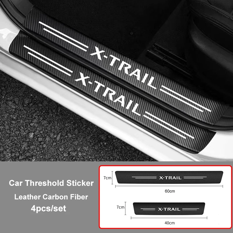 Защитные наклейки на пороги автомобиля наклейка порог для Nissan X-trail XTRAIL X Trail T33 T32 T31