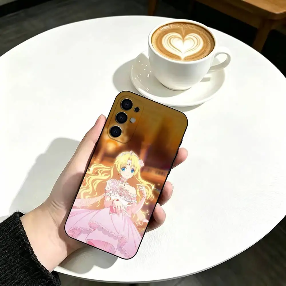 Фото Чехол для телефона Manhwa W-Who Made Me a P-Princess для Samsung S26,25,24,23,22,30,21,10,9,Ultra,Plus,Lite, черный, мягкий чехол №2