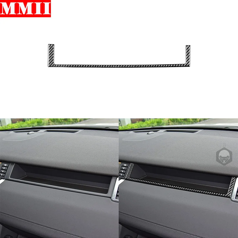 

MMII For Land Rover Discovery Sport 2015-2019 Carbon Fiber Copilot Storage Box Strip RHD LHD Interiors Trim Car Accessories