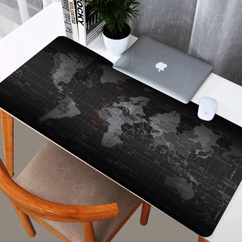 XL Mouse Pad Large Gaming Big Mat Computer Mousepad Rubber World Map Mause Game Keyboard Fashion Desk |