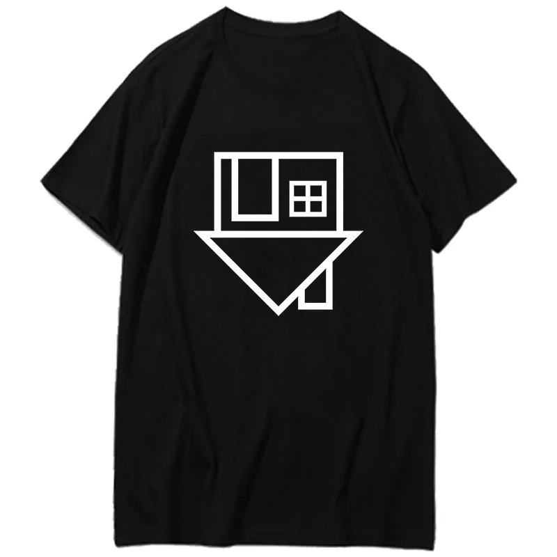 

Funny The Neighbourhood RockBand Unisex Black White T-Shirt Oversized T-shirt graphic t shirts Harajuku Streetwear Men Clothing