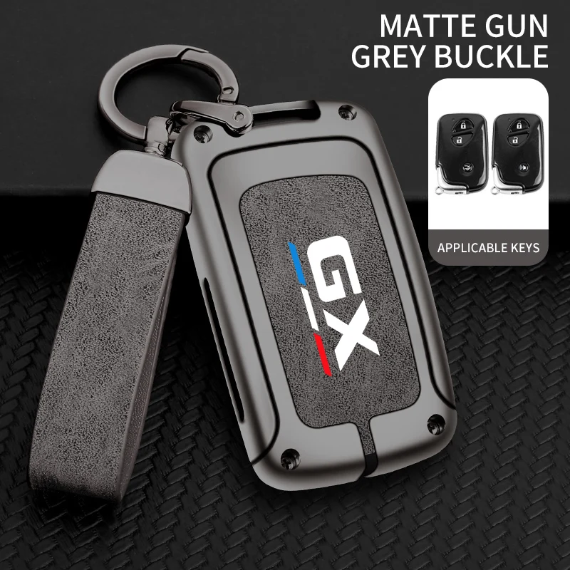 

Автомобильный чехол для ключей из цинкового сплава TPU для Lexus F SPORT GX400 GX460 GX470, автомобильный брелок, металлический корпус для ключей, аксессуары для украшения автомобиля