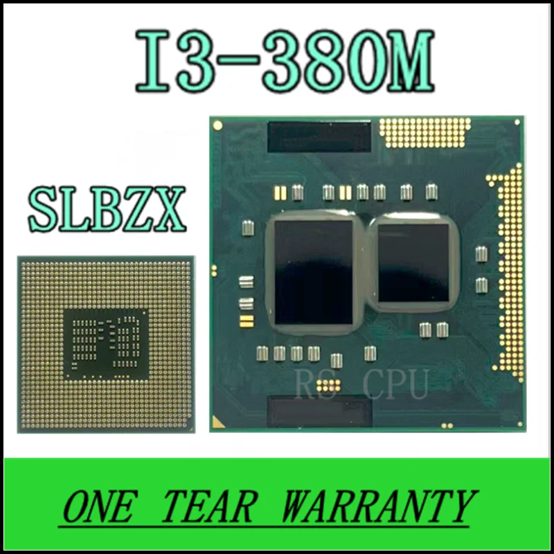 I3-380M I3 380M SLBZX 2,5 ГГц двухъядерный четырехпоточный процессор 3 Вт 35 Вт Разъем G1/RPGA988A