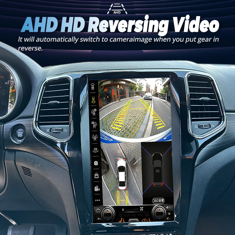 13 6-дюймовый экран Tesla Android Radio 2din для Jeep Grand Cherokee 2014-2020 GPS Carplay автомобильный