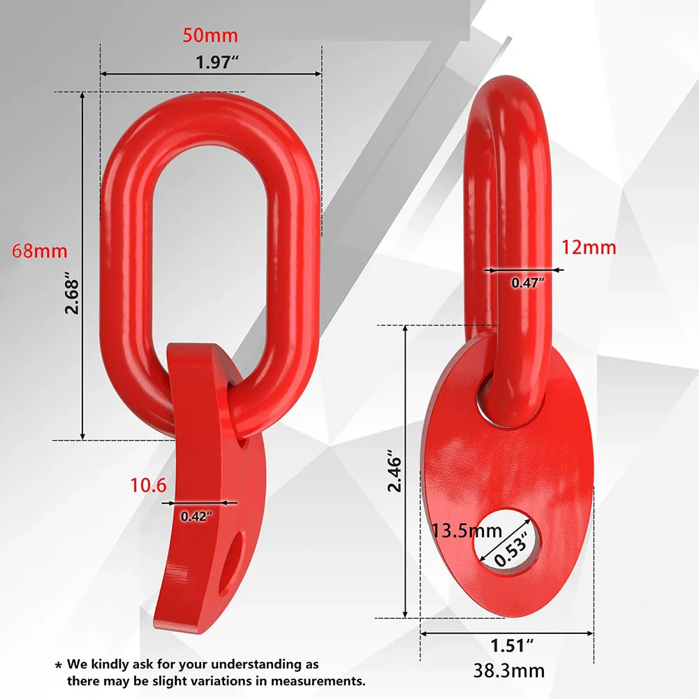 4 шт. скобы для подъема ремней и уровней нагрузки