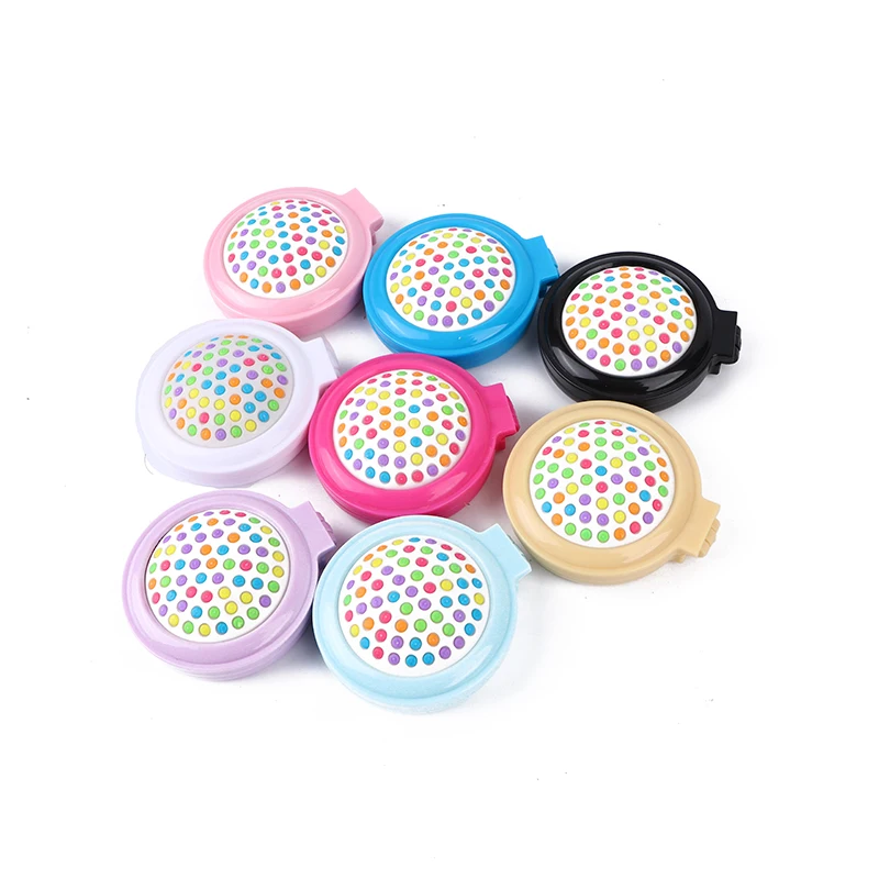 Мини-портативная складная щетка для волос ярких цветов мультяшная подушка