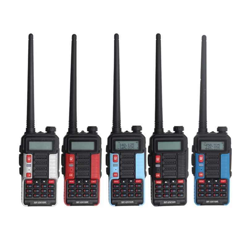 UV-10R 2PCS or 1PC Baofeng Professional Walkie Talkies 10 KM High Power 10W Dual Band UHF VHF Two way CB Ham Radios UV 10R UV-5R