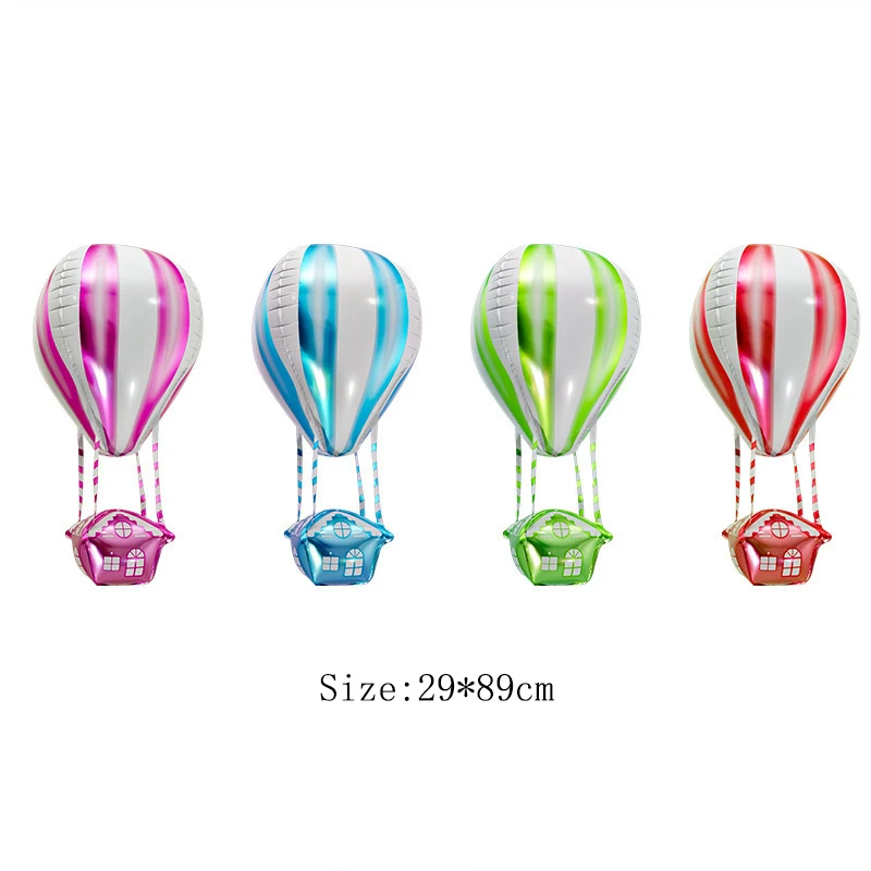 

3D Hot Air Balloon Foil Balloons Wedding Decoration Birthday Party Kids Toy Globos Event Party Baby Shower Home Decor Supplies