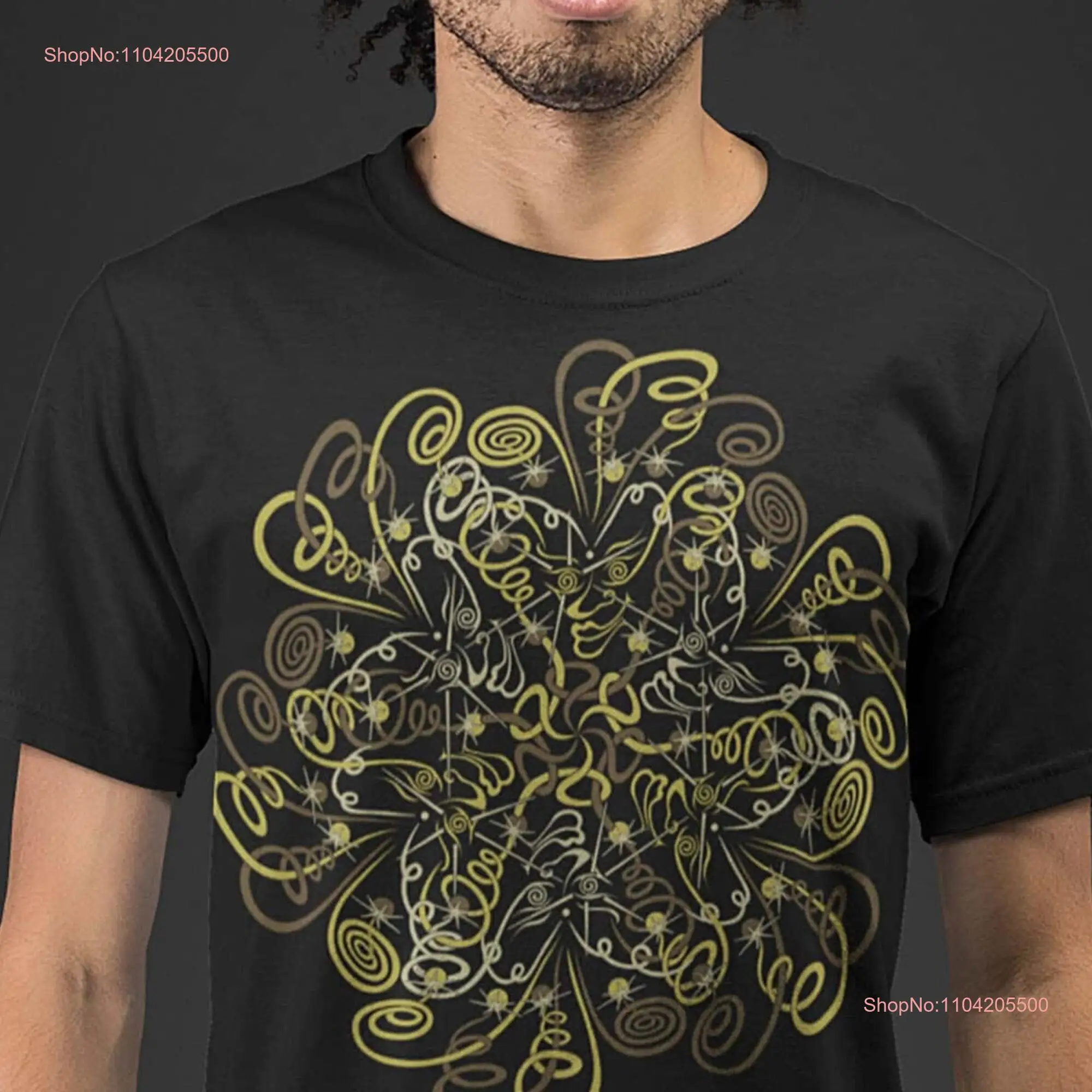 Мужская футболка DyMiTry Made To Order черная с длинными или короткими рукавами